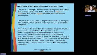 2026 MATE Safety Inspection Tutorial RN PN EX Video