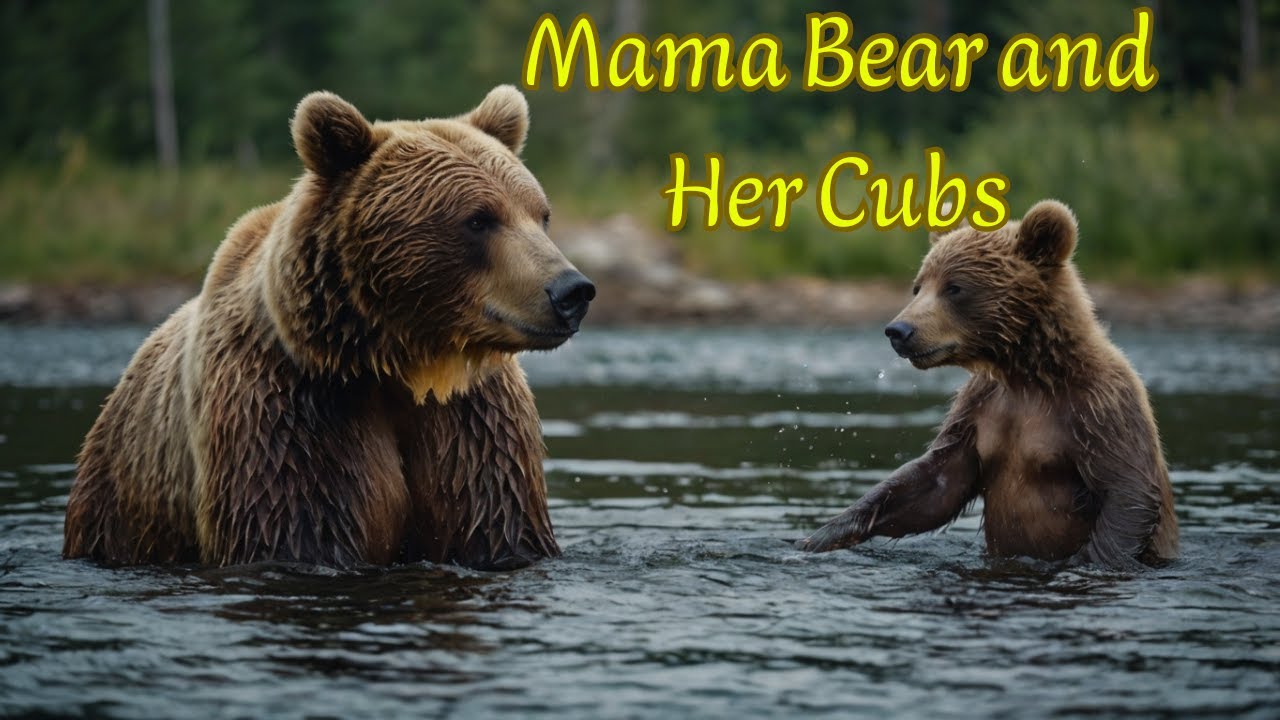 Mama Bear and Her Cubs - YouTube