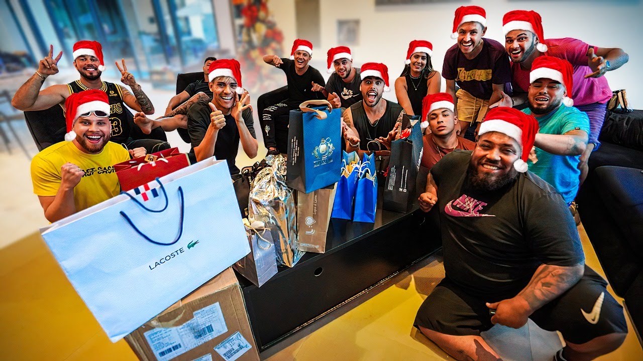 REVELANDO O AMIGO SECRETO DOS HUNTERS 2022 * advinha quem me tiro ? *