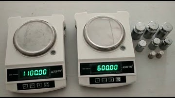SCALETEC Calibration setup
