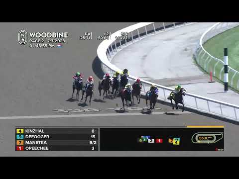 Woodbine, Tbred, July 7, 2023 Race 2