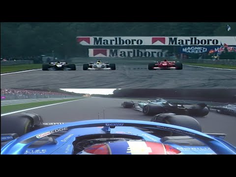 F1 Belgium 2022: Ocon copies Häkkinen's master class overtake from Spa 2000
