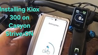 Installing Kiox 300 to the Canyon Strive: ON #canyonbikes #kiox #bosch #emtb