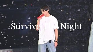 [4K] 231203 'Survive The Night' - 더보이즈 선우 직캠 / THEBOYZ SUNWOO FOCUS FANCAM / ドボイズ ソヌ