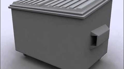 Dumpster 3D model from CGTrader.com