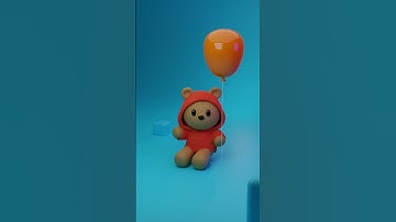 Good Morning Baby Bear - Blender Animation