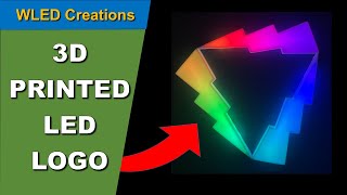 How I Made My 3D Printed Led Logo Esp8266 Ws2812B Wled Project