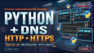 Python Networking Practical 🔥 DNS Resolution, HTTP Requests & JSON Explained in Hindi | EP 22