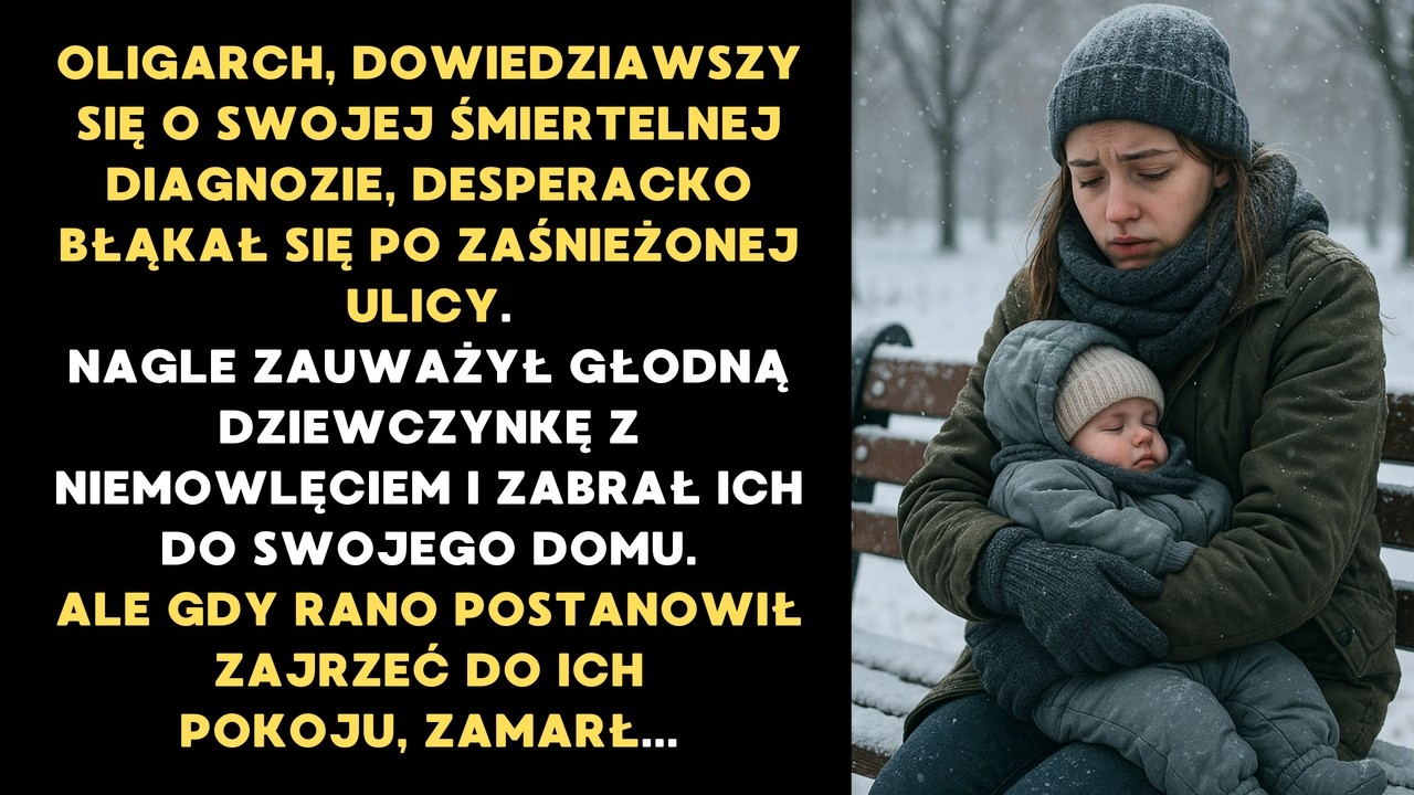 OLIGARCH PRZYPROWADZIŁ DO DOMU GŁODNĄ KOBIETĘ Z NIEMOWLĘCIEM. RANO ZAJRZAŁ DO NIEGO I ZAMARŁ