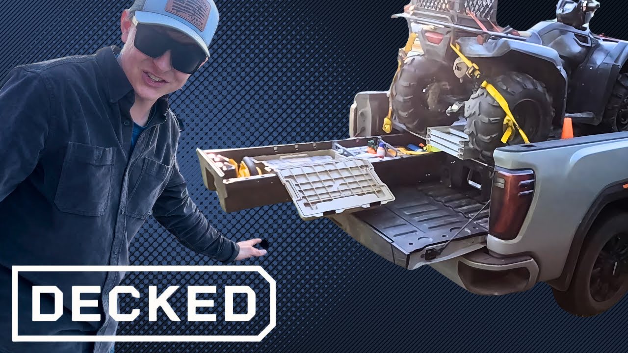 DECKED Drawer System for 2024 GMC Sierra 3500 AT4 HD Duramax - YouTube