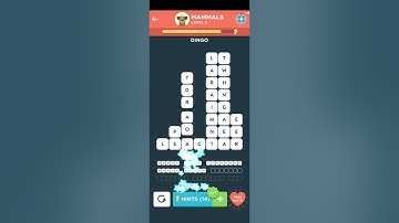 Wordbrain 2 Word Adventurer Mammals Level 2 | Wordbrain 2 Mammals Level 2