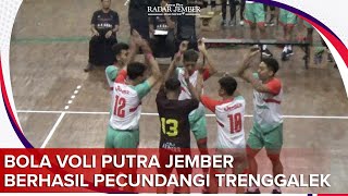 Bola Voli Putra Jember Berhasil Pecundangi Trenggalek - Radarjember.id