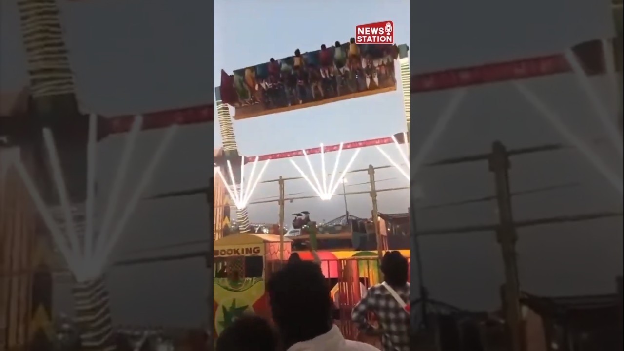 Hero Cop Dies Saving Lives!  Tsunami Swing Crashes at Surajkund Mela – 13 Injured 