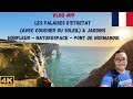 Vlog 19 les falaises detretat avec coucher du soleil  honfleur  naturospace  pont de normandie