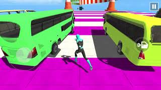 Bus Stunt Simulator - Bus Game 2023  / 3D Bus Mega Ramp Driver - Android GamePlay #4 screenshot 4