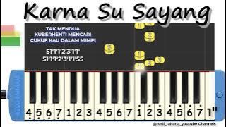 Karna su sayang not pianika