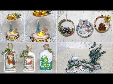 Vídeo: Com suas próprias mãos: 7 ideias para decoração de Ano Novo