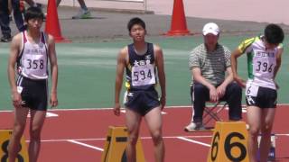 20170519群馬県高校総体陸上男子100m準決勝2組