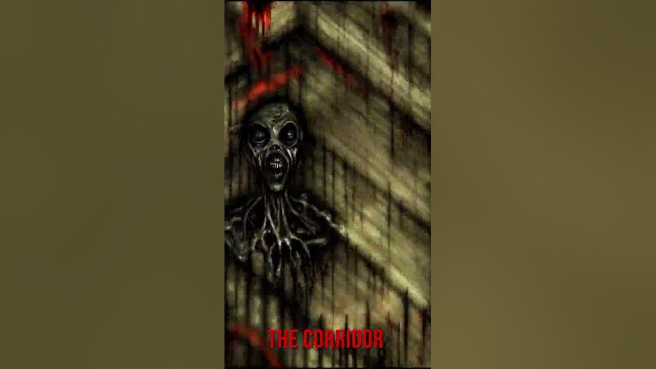 horror facility hald - lit corridor, scp containment, Stable Diffusion