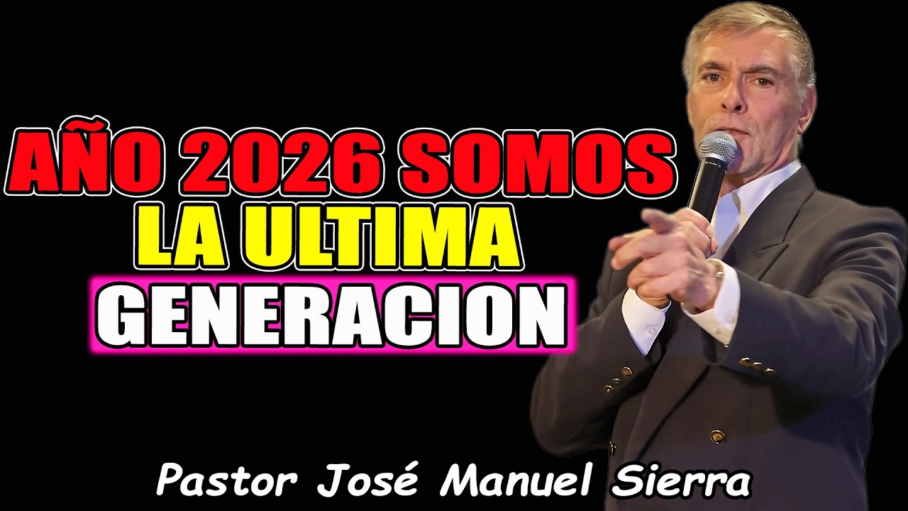 Año 2026 ¿Somos La Ultima Generación? - Pastor José Manuel Sierra 2026