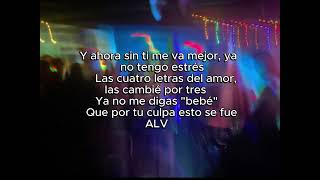 GRUPO FRONTERA,ARCANGEL- ALV (LETRA/LYRICS) #grupofrontera #letra #lyrics