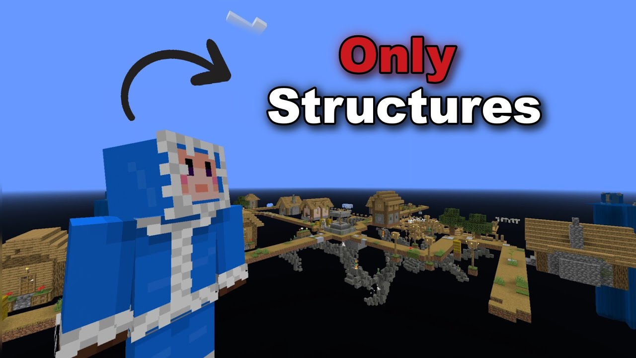 Minecraft, but it's ONLY structures...