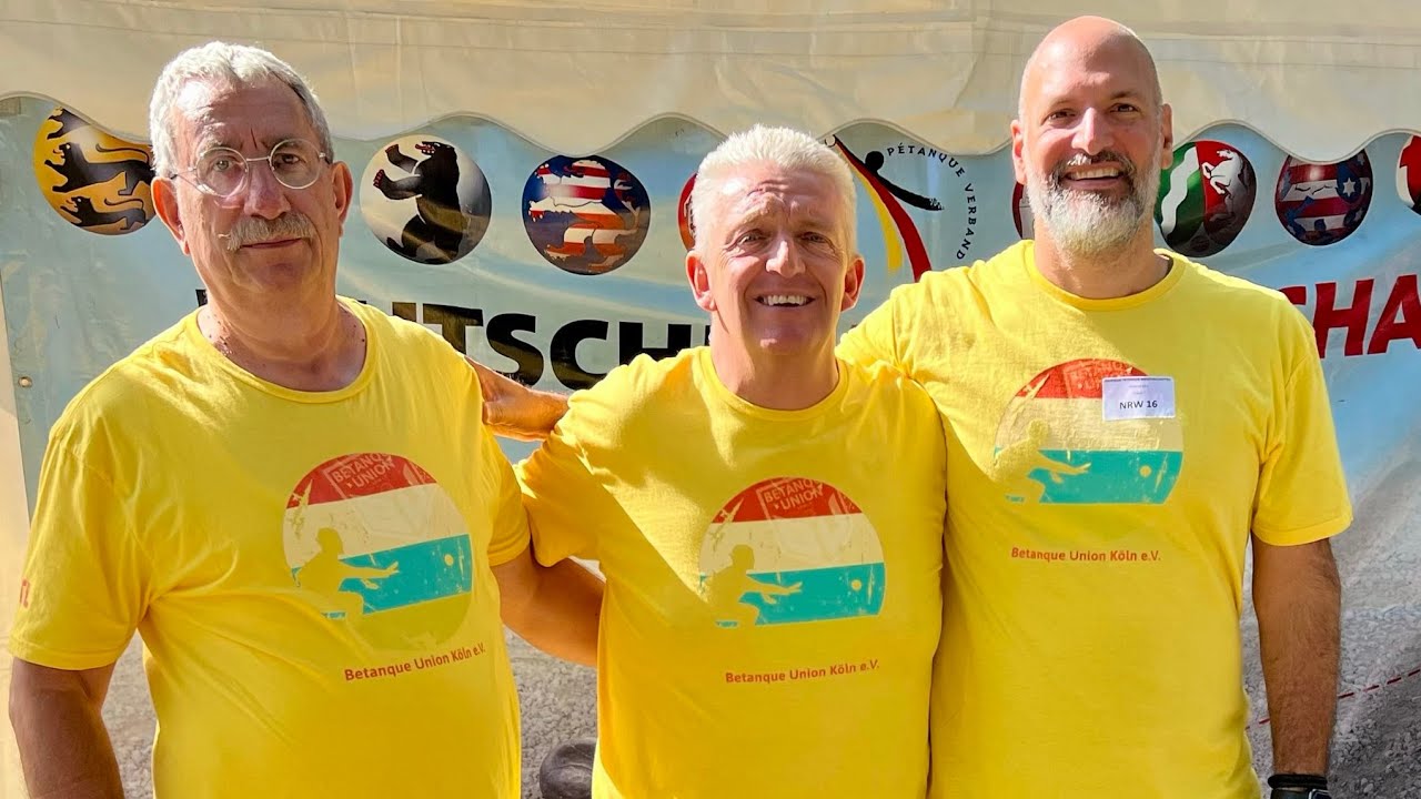 Petanque Ü55  DM Berlin 2025 Triplette Turnierbericht NRW 16