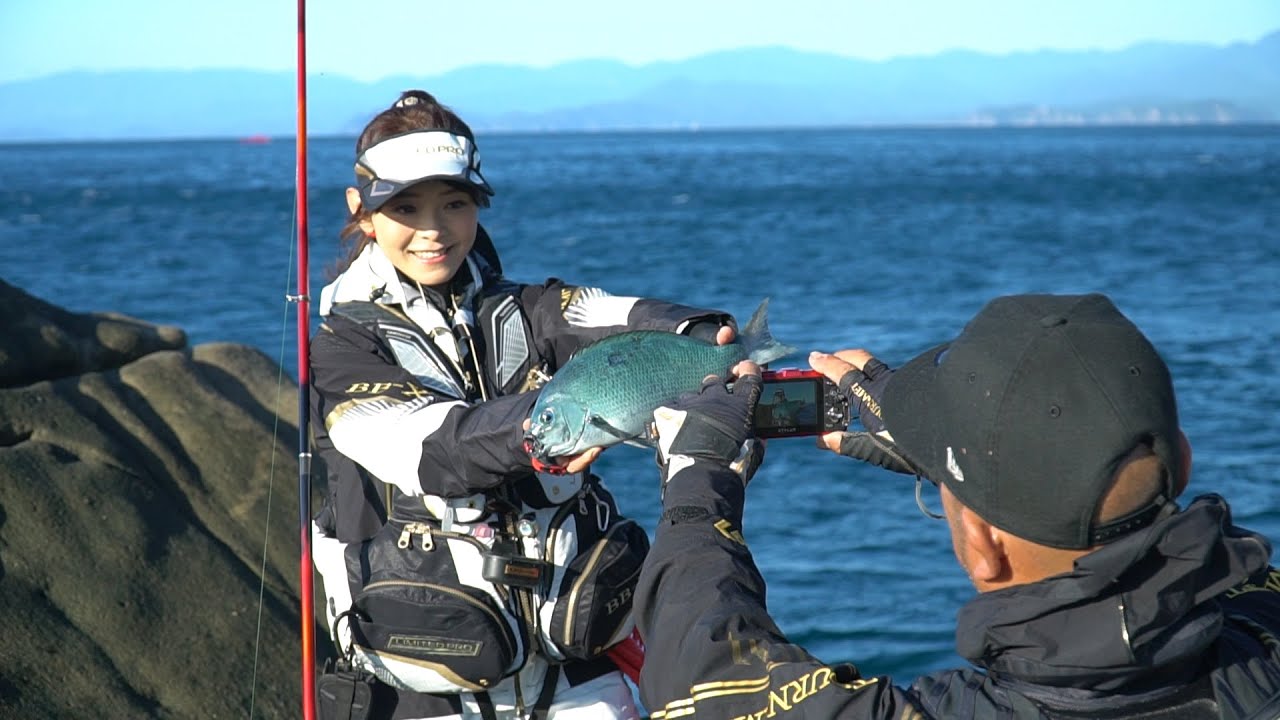 牟岐大島磯釣り　牟岐町観光協会　遠藤いずみ　山元隆史