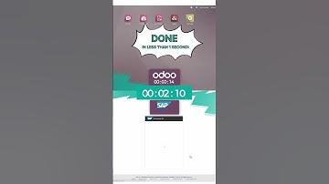 المعذرة Odoo ERP ، SAP يفوز مرة أخرى 😉👌