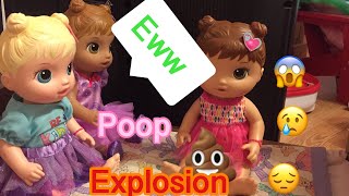 Baby alive Shiloh has a poop explosion