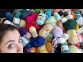 I organize my entire yarn collection!