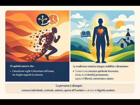 Video Chi è luomo - Lezione 9 Capitolo IX: *Lessere sostanziale delluomo: la persona.