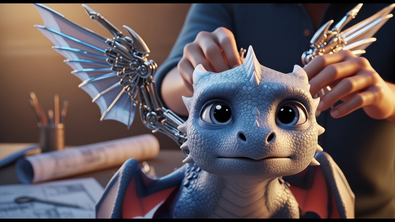 The Dragon Baby Was Born Wingless… The Human Built Him Wings | HFY | Dragon Stories