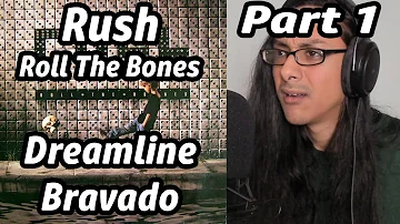 Rush Roll The Bones Part 1 Dreamline and Bravado Reaction Musician Listens First Time