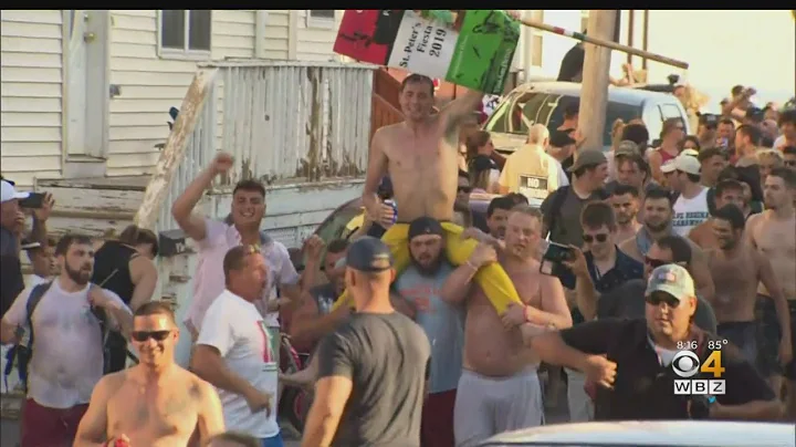 Greasy Pole Champion Follows In Father's Footsteps