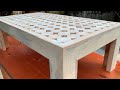 Ingenious And Creative Handmade Woodworking Plan On A New Level // A Perfect Table Will Surprise You