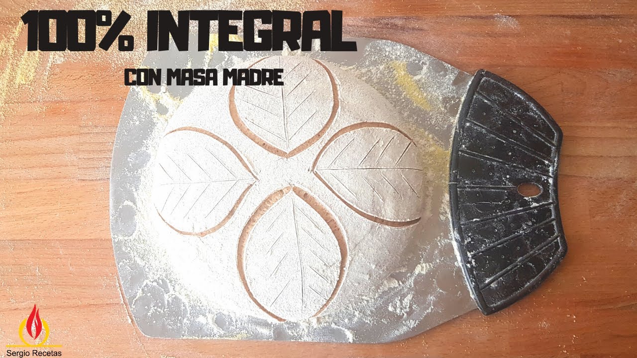 🥖PAN CASERO DE ESPELTA INTEGRAL 100% CON MASA MADRE. Escuela de panadería saludable