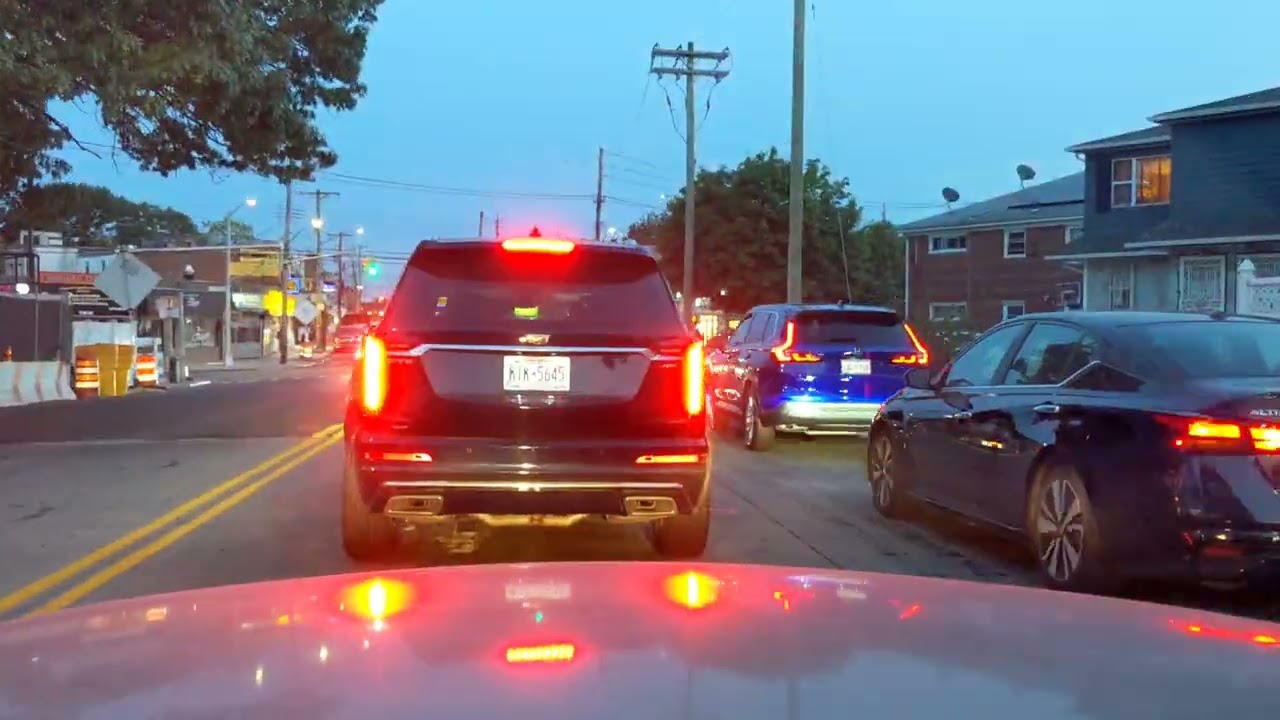 Timelapse Drive: Francis Lewis Boulevard and North Conduit from Whitestone to JFK Airport