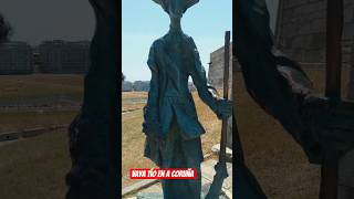 Subimos a la conocida Torre de Hércules en A Coruña 🌄 #Galicia #TorreDeHercules #Explorando #ACoruña