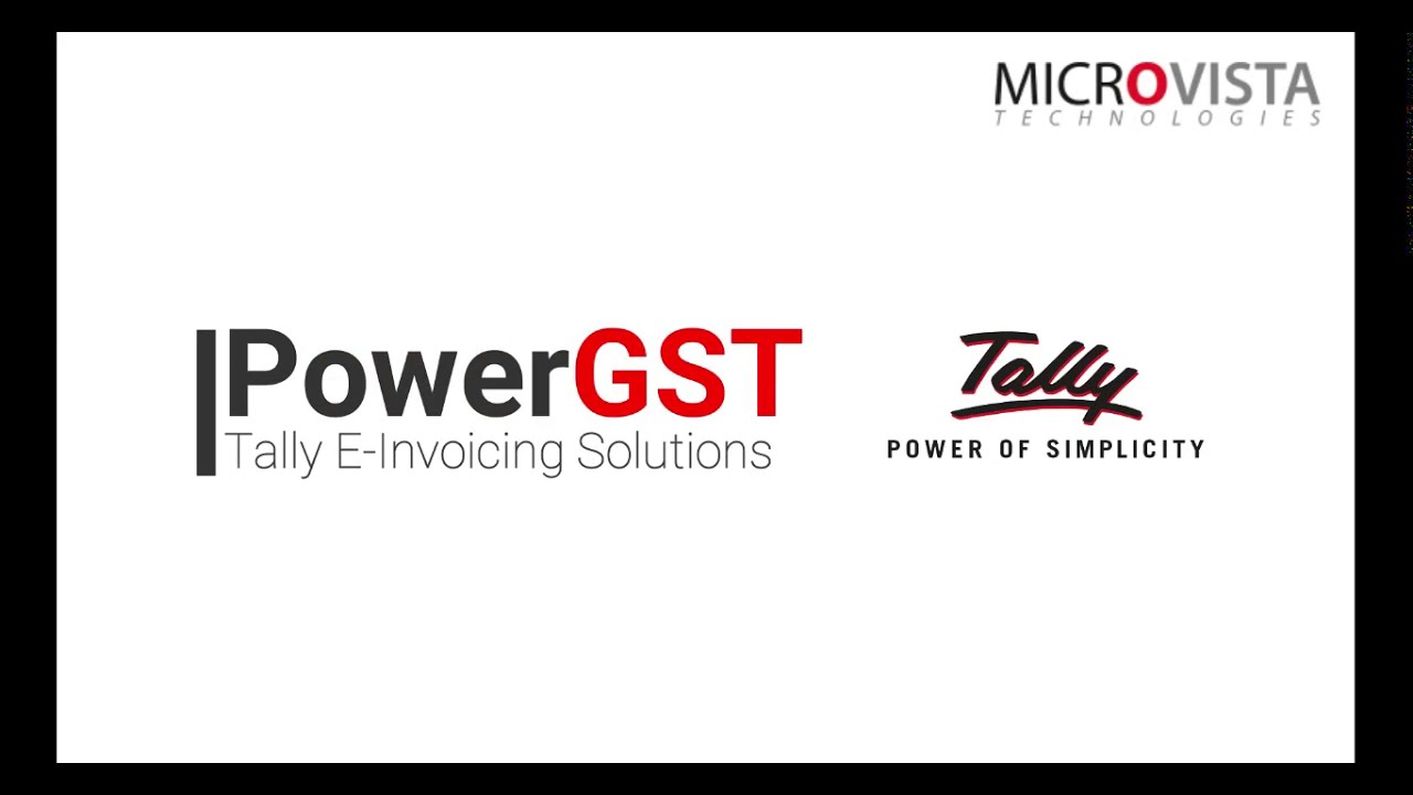 E-Invoicing In Tally || Microvista E-Invoicing Solution