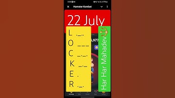 22 July Daily Cipher Code |Hamster kombat Daily Cipher Code #hamsterkombatdailyciphercode #mahadev