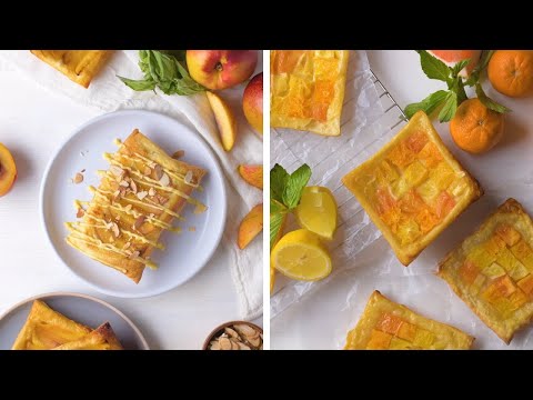 These upside down tarts are all the rage! 🍑💁‍♀️