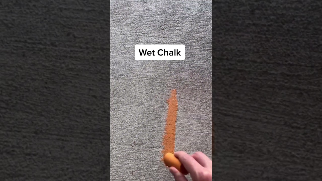Сухой и влажный мел