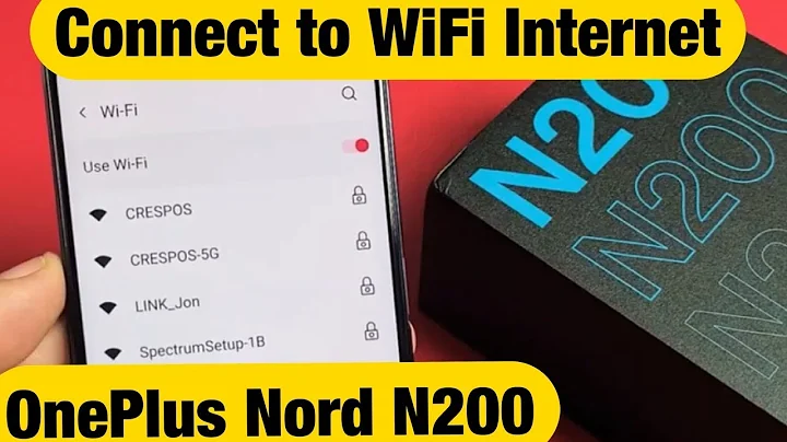 OnePlus Nord N200: How to Connect to Wifi Network Internet