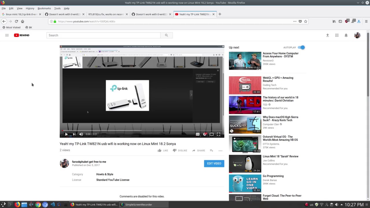 Fix Usb Wifi Not Working In Linux Mint 18 2 Kernal 4 10 YouTube fix-usb-wifi-not-working-in-linux-mint-18-2-kernal-4-10-youtube