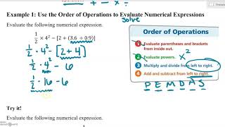 Write and Evaluate Numerical Expressions (3.3)