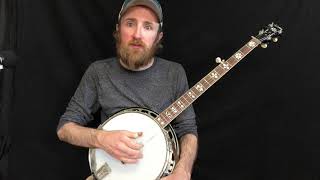 How to play 3rds with rolls on Banjo (lesson)