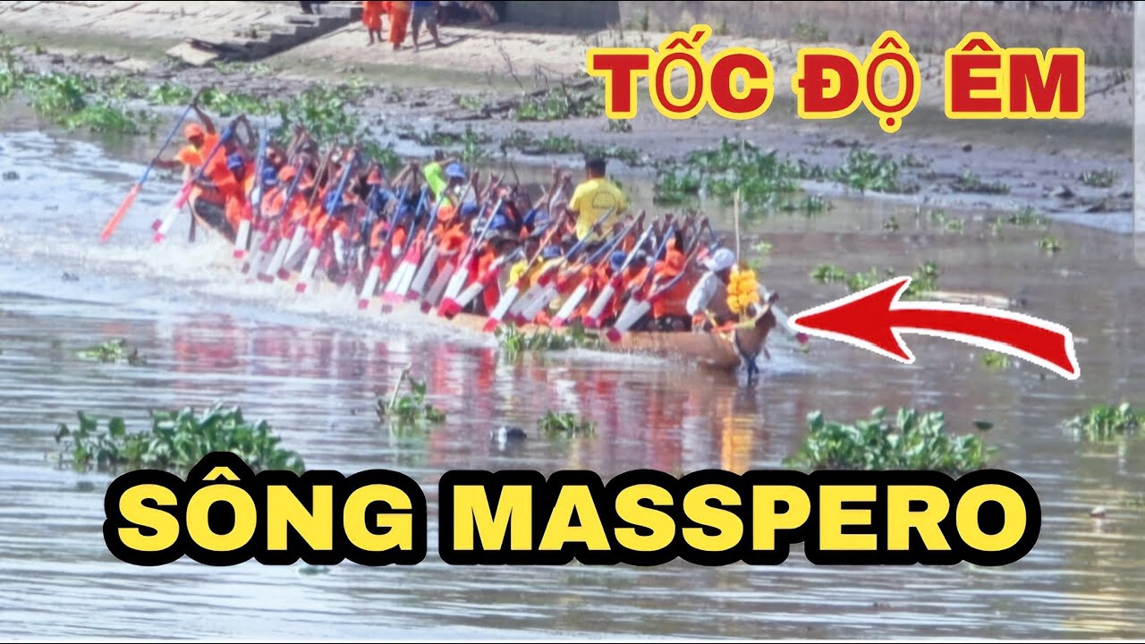 🎬 Bất Ngờ! Ghe Ngo Độc Mộc Chùa Bâng Kók Test Tốc Độ Sông Masspero – Chạy Êm Rất Đã