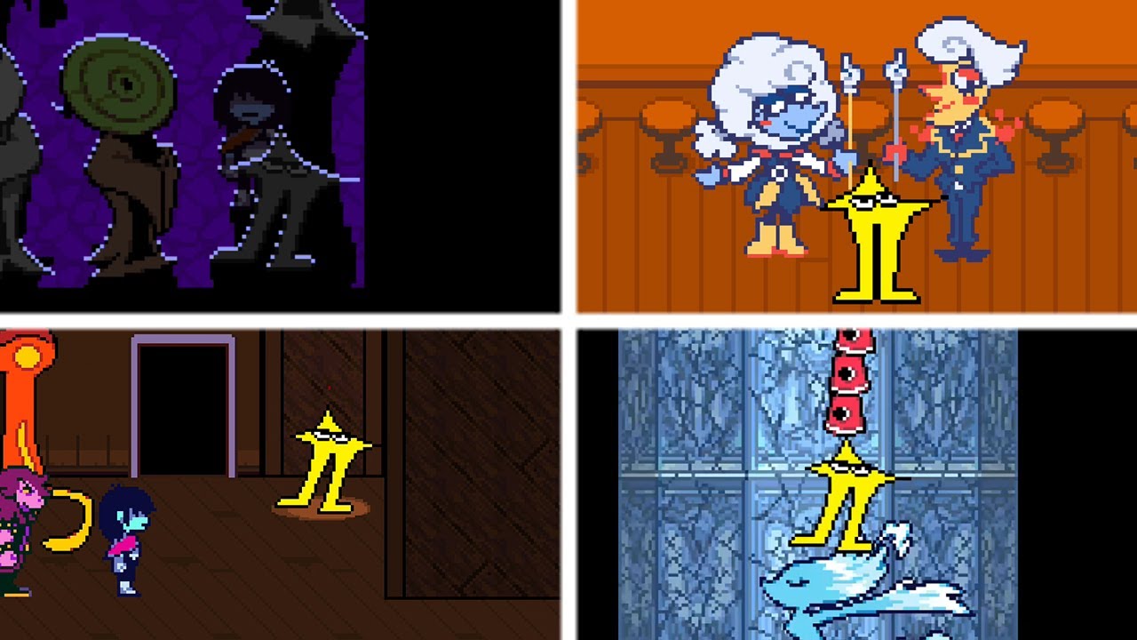 STARWALKER CHAPTER 3 + 4 APPEARANCES (Deltarune)