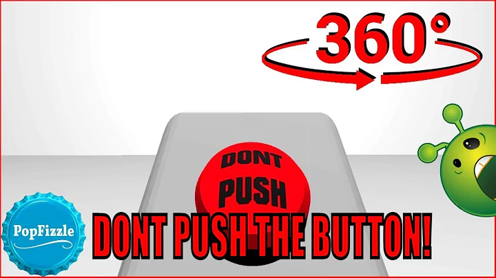 360 Video || Don't Push The Button! || Funny Anima...